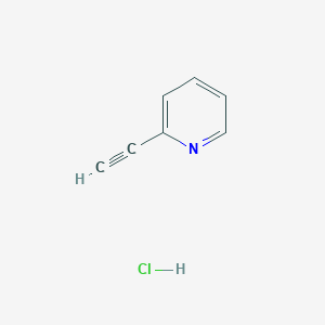 2-Ethynylpyridine hydrochloride chemical structure (CAS 201233-81-0)