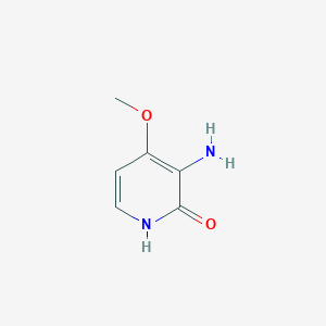 3-Amino-4-methoxypyridin-2(1H)-one chemical structure (CAS 2012963-66-3)