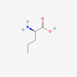 D(-)-Norvaline chemical structure (CAS 2013-12-9)