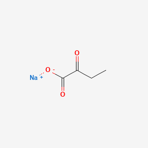 Sodium 2-oxobutanoate chemical structure (CAS 2013-26-5)