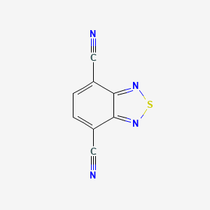 2,1,3-Benzothiadiazole-4,7-dicarbonitrile chemical structure (CAS 20138-79-8)
