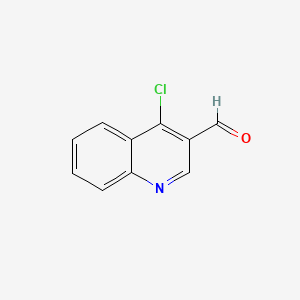 4-Chloroquinoline-3-carbaldehyde chemical structure (CAS 201420-30-6)