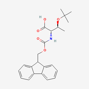 Fmoc-Allo-Thr(tBu)-OH chemical structure (CAS 201481-37-0)