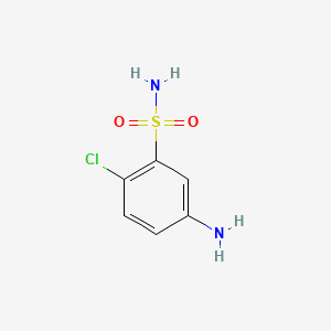 5-Amino-2-chlorobenzenesulfonamide chemical structure (CAS 2015-19-2)