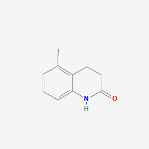5-Methyl-3,4-dihydroquinolin-2(1H)-one chemical structure (CAS 20151-46-6)
