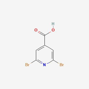 2,6-Dibromoisonicotinic acid chemical structure (CAS 2016-99-1)