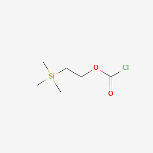 2-(Trimethylsilyl)ethyl carbonochloridate chemical structure (CAS 20160-60-5)