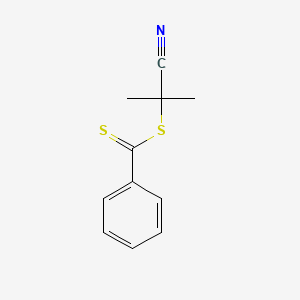 2-Cyanopropan-2-yl benzodithioate chemical structure (CAS 201611-85-0)