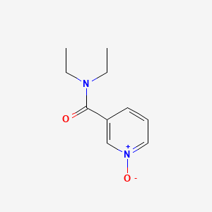 3-(Diethylcarbamoyl)pyridine 1-oxide chemical structure (CAS 20165-96-2)