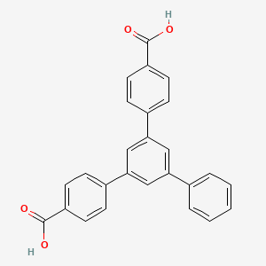 5'-Phenyl-[1,1':3',1''-terphenyl]-4,4''-dicarboxylic acid chemical structure (CAS 201666-59-3)