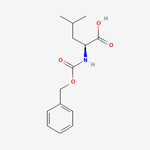 N-Cbz-L-Leucine chemical structure (CAS 2018-66-8)