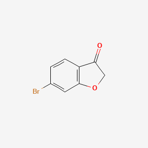 6-Bromobenzofuran-3(2H)-one chemical structure (CAS 201809-69-0)