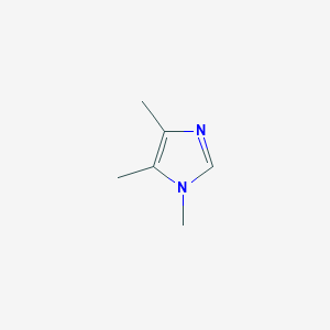 1,4,5-Trimethyl-1H-imidazole chemical structure (CAS 20185-22-2)