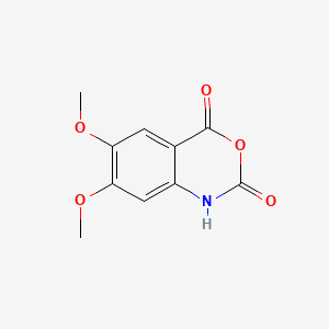 6,7-Dimethoxy-1H-benzo[d][1,3]oxazine-2,4-dione chemical structure (CAS 20197-92-6)