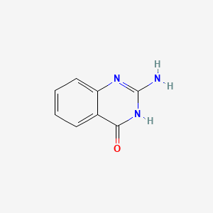 2-Aminoquinazolin-4(3H)-one chemical structure (CAS 20198-19-0)