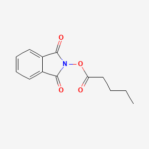 1,3-Dioxoisoindolin-2-yl pentanoate chemical structure (CAS 2020036-54-6)
