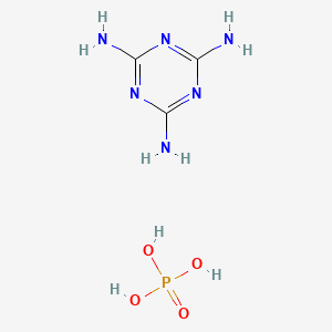 1,3,5-Triazine-2,4,6-triamine Poly phosphate chemical structure (CAS 20208-95-1)