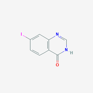 7-Iodoquinazolin-4(1H)-one chemical structure (CAS 202197-77-1)