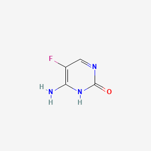 6-Amino-5-fluoropyrimidin-2(1H)-one chemical structure (CAS 2022-85-7)