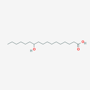 11-Hydroxyheptadecanoic acid chemical structure (CAS 202206-89-1)