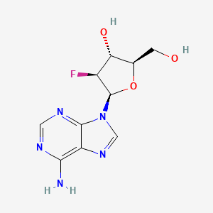 (2R,3R,4S,5R)-5-(6-Amino-9H-purin-9-yl)-4-fluoro-2-(hydroxymethyl)tetrahydrofuran-3-ol chemical structure (CAS 20227-41-2)