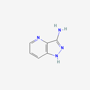 1H-Pyrazolo[4,3-b]pyridin-3-amine chemical structure (CAS 202336-32-1)