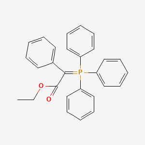 Carbethoxybenzylidenetriphenylphosphorane chemical structure (CAS 2026-11-1)