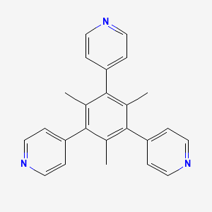 4,4',4''-(2,4,6-Trimethylbenzene-1,3,5-triyl)tripyridine chemical structure (CAS 2027486-17-3)