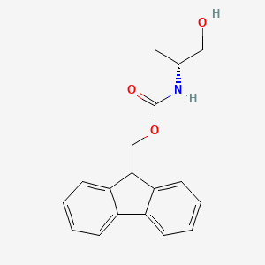 Fmoc-D-alaninol chemical structure (CAS 202751-95-9)