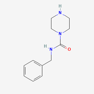 N-Benzylpiperazine-1-carboxamide chemical structure (CAS 202819-47-4)