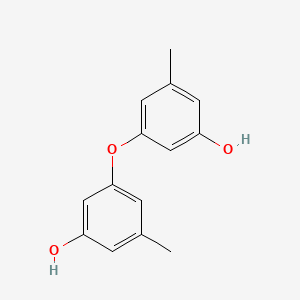 5,5'-Oxybis(3-methylphenol) chemical structure (CAS 20282-75-1)