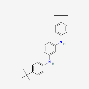 N1,N3-Bis(4-(tert-butyl)phenyl)benzene-1,3-diamine chemical structure (CAS 202832-48-2)