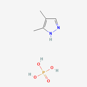 3,4-Dimethyl-1H-pyrazole phosphate chemical structure (CAS 202842-98-6)