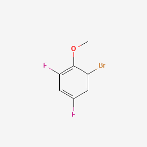 2-Bromo-4,6-difluoroanisole chemical structure (CAS 202865-59-6)