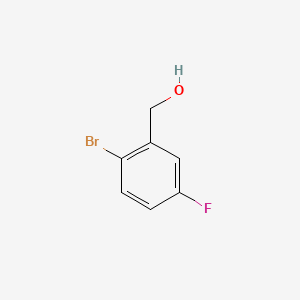 (2-Bromo-5-fluorophenyl)methanol chemical structure (CAS 202865-66-5)