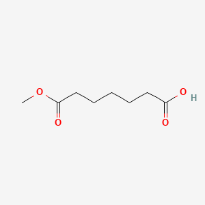 7-Methoxy-7-oxoheptanoic acid chemical structure (CAS 20291-40-1)