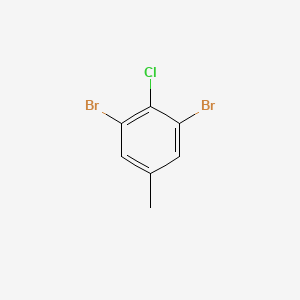 4-Chloro-3,5-dibromotoluene chemical structure (CAS 202925-05-1)