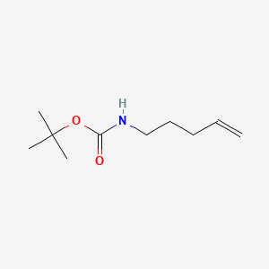tert-Butyl pent-4-en-1-ylcarbamate chemical structure (CAS 202925-92-6)