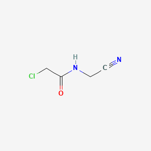 2-Chloro-N-(cyanomethyl)acetamide chemical structure (CAS 20301-57-9)