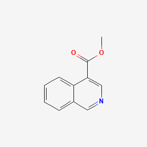 Methyl isoquinoline-4-carboxylate chemical structure (CAS 20317-40-2)