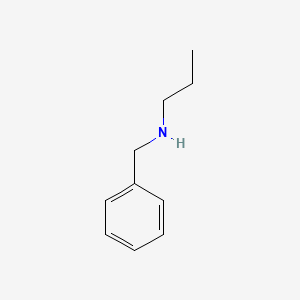 N-Benzylpropan-1-amine chemical structure (CAS 2032-33-9)