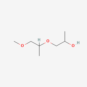 1-((1-Methoxypropan-2-yl)oxy)propan-2-ol chemical structure (CAS 20324-32-7)