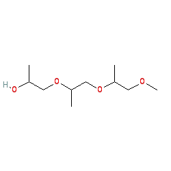 1-((1-((1-Methoxypropan-2-yl)oxy)propan-2-yl)oxy)propan-2-ol chemical structure (CAS 20324-33-8)
