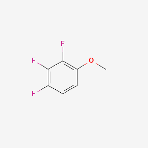 1,2,3-Trifluoro-4-methoxybenzene chemical structure (CAS 203245-16-3)