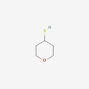 Tetrahydro-2H-pyran-4-thiol chemical structure (CAS 203246-71-3)