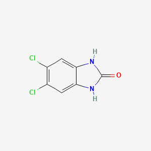 5,6-Dichloro-1H-benzo[d]imidazol-2(3H)-one chemical structure (CAS 2033-29-6)