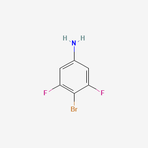 4-Bromo-3,5-difluoroaniline chemical structure (CAS 203302-95-8)