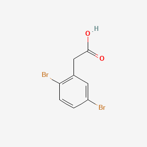 2-(2,5-Dibromophenyl)acetic acid chemical structure (CAS 203314-28-7)