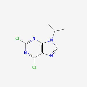 2,6-Dichloro-9-isopropyl-9H-purine chemical structure (CAS 203436-45-7)