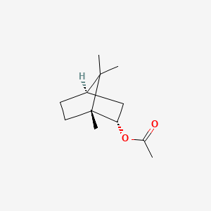 (1R,2S,4R)-1,7,7-Trimethylbicyclo[2.2.1]heptan-2-yl acetate chemical structure (CAS 20347-65-3)